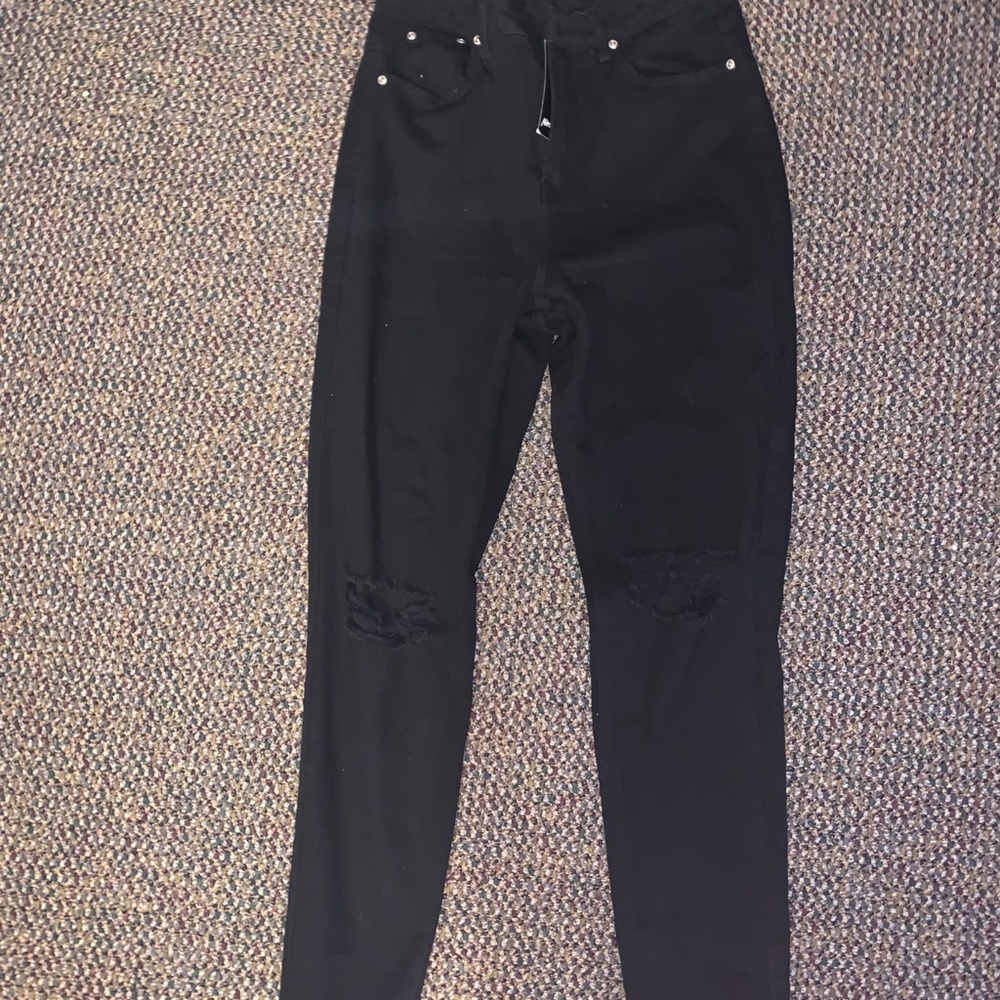 Black Ripped Jeans from Nasty Gal NWT
